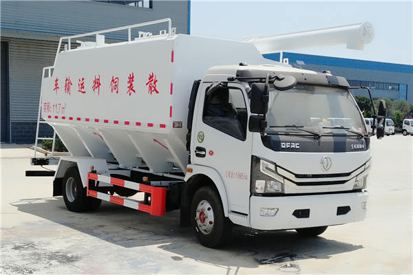 東風(fēng)多利卡12方國六散裝飼料運(yùn)輸車圖片