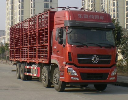 東風(fēng)天龍前四后八鮮活畜禽運(yùn)輸車/運(yùn)豬車圖片