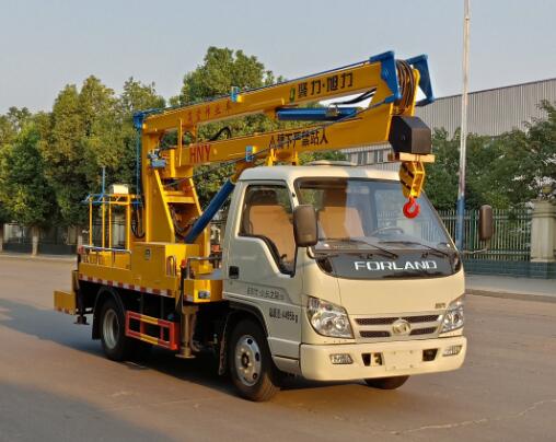 福田小卡3藍牌國六直臂式高空作業(yè)車圖片