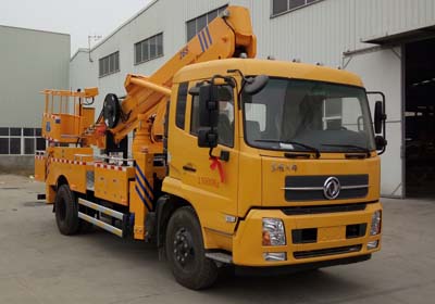 東風(fēng)天錦28米伸縮式國六高空作業(yè)車圖片