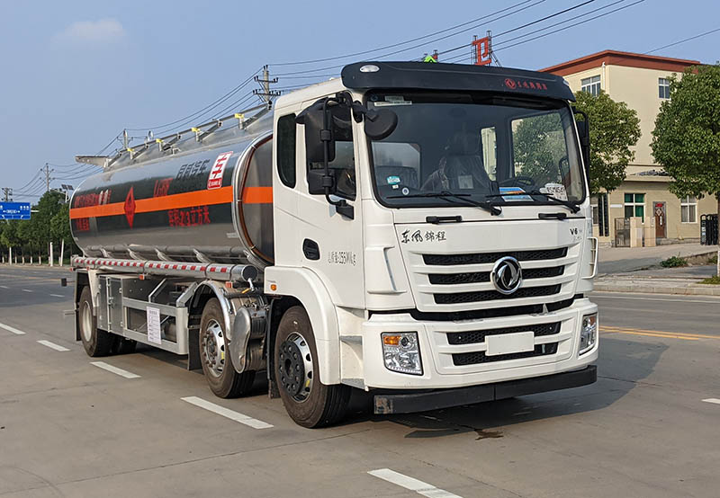東風錦程小三軸鋁合金運油車圖片